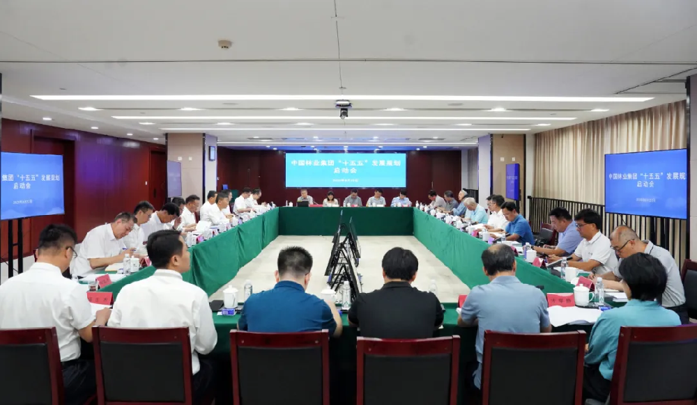 國務院國資委聯合國家有關部委和院士專家共同啟動中國林業集團“十五五”發展規劃編制工作